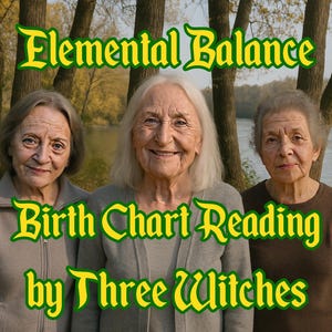 Leitura Astrológica de Equilíbrio Elemental – Descubra seu Tipo de Energia Dominante | Relatório do Mapa Natal em PDF | Coven da Mãe Lua