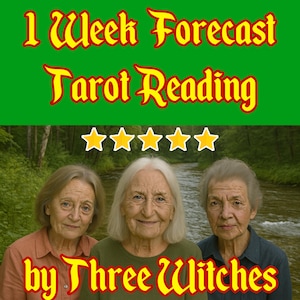 Lecture de tarot sur 1 semaine : prévisions intuitives (PDF en 24 heures)