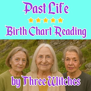 Lectura de la Carta Astral de Vidas Pasadas: Descubre Temas Kármicos, Memoria del Alma y Patrones / Astrología PDF en 24 Horas / Aquelarre de la Luna Madre