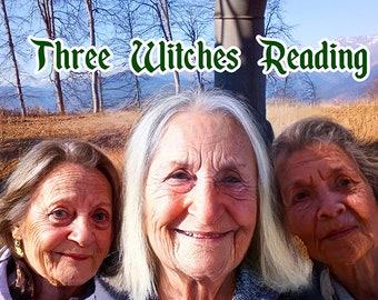 Psychic Reading Same Day from Three Witches, General Guidance Ritual,  Psychic Predictions and Advice, No Tarot Reading, Personalized