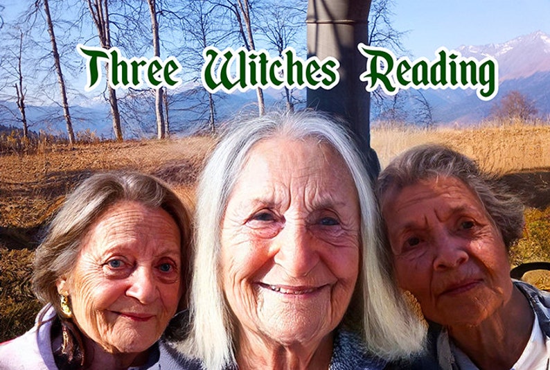 Psychic Reading Same Day from Three Witches, General Guidance Ritual, Psychic Predictions and Advice, Spiritual Reading, Personalized image 1