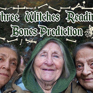 Clairvoyant Psychic Reading Same Day, Bone Reading, Direct Channeled Message from Spirits, Osteomancy Medium Ritual by Three Witches