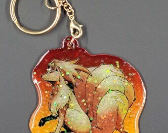 Nine-Tailed Monster Plastic Charm