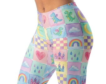 Leggings de fantasía pastel