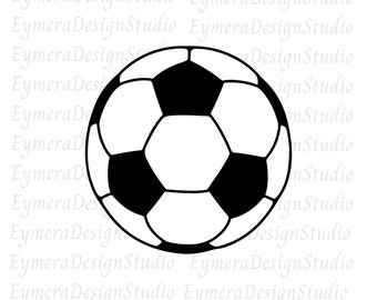 Soccer Ball SVG Files, Football Cut Files,  Layered Soccer Ball Vector, Soccer Ball Clip Art, Jpeg, Ai, Pdf, Svg, Pdf, Digital Download