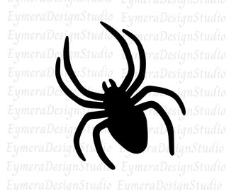 Spider SVG, Clipart,Silhouette, Decal,Cut file,Svg, Png, Pdf, Ai, Jpg,Digital Download