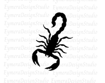 Scorpion Svg,Scorpion Clipart,animal Svg,Scorpion Svg Cutting File for Cricut, Silhouette,Digital Download,Animal Pdf,Scorpion Png, Ai, Jpeg