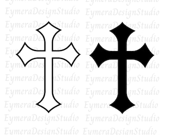 Christian Cross SVG Files, Christian Cross Cut Files, Christian Cross Clip Art Png,Ai,Jpg, Pdf,Svg Digital Download,İnstant Download