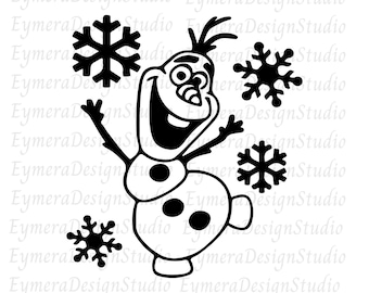 Olaf SVG, Snowman Svg, Frozen svg, Happy Snowman Svg, Clipart, Cricut,Svg,Ai,Png,Pdf,Jpg, File Instant Download