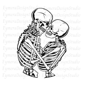 The Lovers SVG/ The Lovers/ Skeleton lovers svg/ Valentine skeletons svg/ Skeleton love SVG/PNG/Ai/Jpg/Pdf/ Digital Download