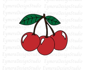 Svg File Cherries Svg Cricut Svg Files Shirt Svg Silhouette Svg For Cricut Instant Download Svg, Png, Ai, Pdf, Jpeg digital download