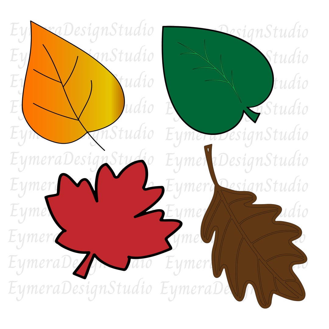 Fall Leaves Svg, Fall Svg, Fall Leaf Svg Bundle, Clipart, Cut Files for