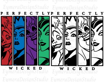Perfectly Wicked SVG, Witches SVG, instant download,Svg,Png,Ai,Jpg,Pdf,Digital Download