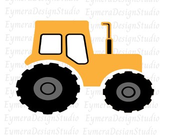Tractor SVG, Farm SVG, Farmyard Tractor Clipart, Tractor cut file, Tractor silhouette, Jpeg, Pdf, Png, Ai, Svg, Digital Download