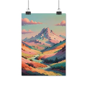 Poster "Peaceful Valley" - Un tocco di serenità per la tua decorazione murale