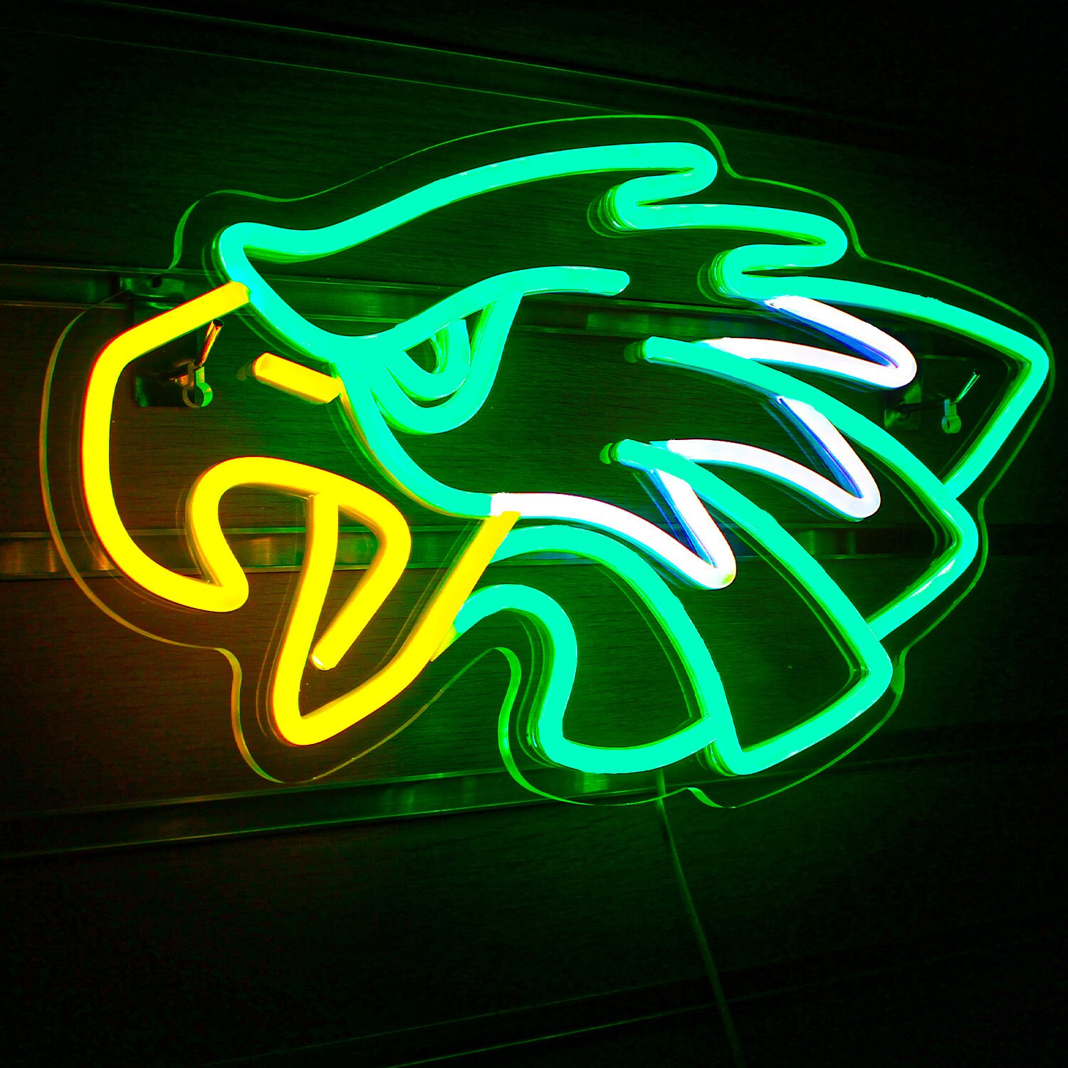 NFL Green Eagle Neon Sign Neon LED Sign Acrylic Neon Sign Football Fan LED Sign Man Cave Sign
