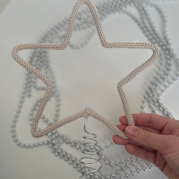 Knitted Tree Topper Etsy UK