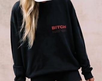 Sudadera unisex lavada con logo TM