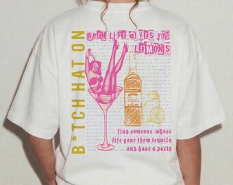 When Life Gives You Lemons Party Tee | Retro Pinup Alcohol Humor