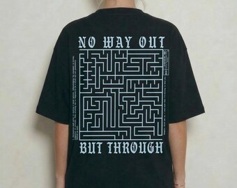 Feelings Labyrinth Maze T-Shirt, 90s Vintage Style Valentines Festival Tee