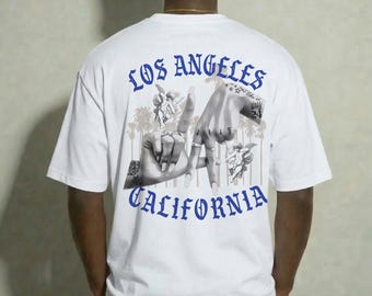 LA Los Ángeles No Como Nosotros LA Orgullo Dodger Azul Fuerte Angeleno Camiseta