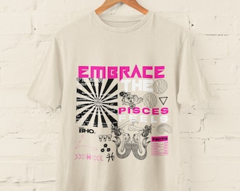 Pisces Feels Graphic Tee, Zodiac Sign Shirt