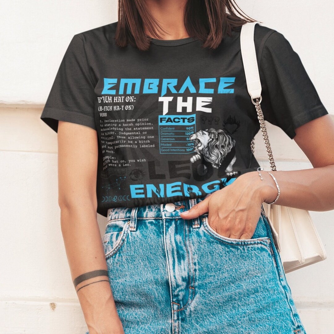 Leo Zodiac Tee, Star Sign Tee, Zodiac Shirt, Gift for Millennial, Gen Z