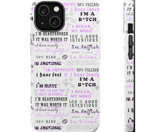 Think Positive Phone Cover Look on the Bright Side Phone Case Inspirational Quotes Think Magnetic Case Self Empowering Quotes Phone Case