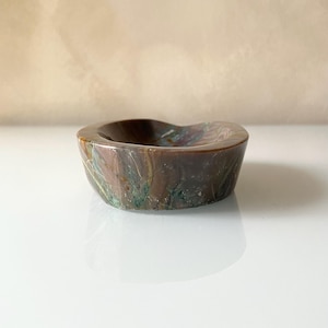 Ocean Jasper Bowl- Violet Veins