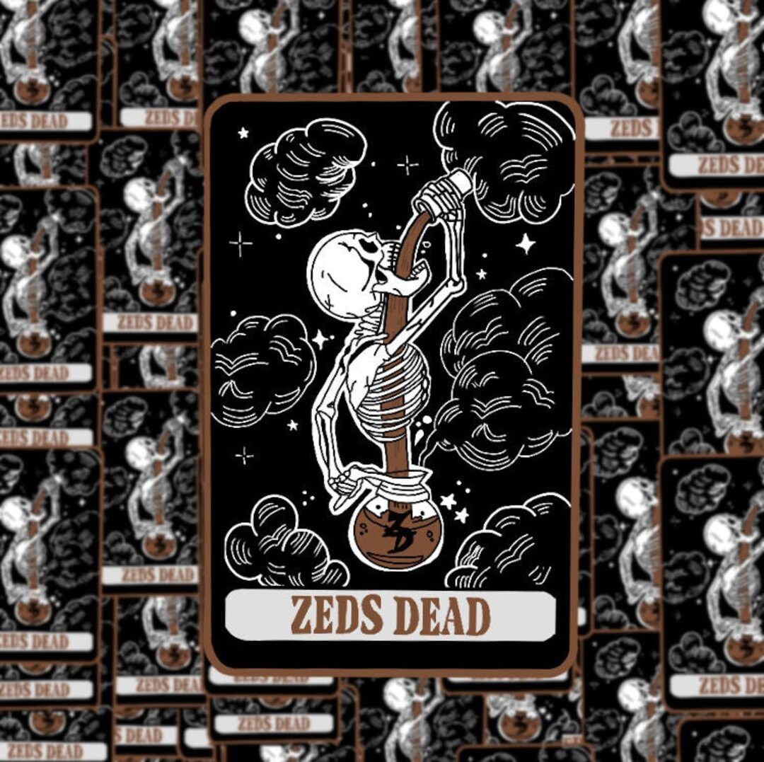 Zeds Dead Inspired Holographic Coffee Break Sticker / Festival Sticker