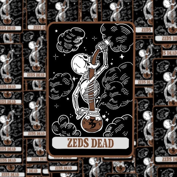 Zeds Dead Inspired Holographic Coffee Break Sticker / Festival Sticker / Rave Sticker / Edm Stickers / FREE SHIPPING