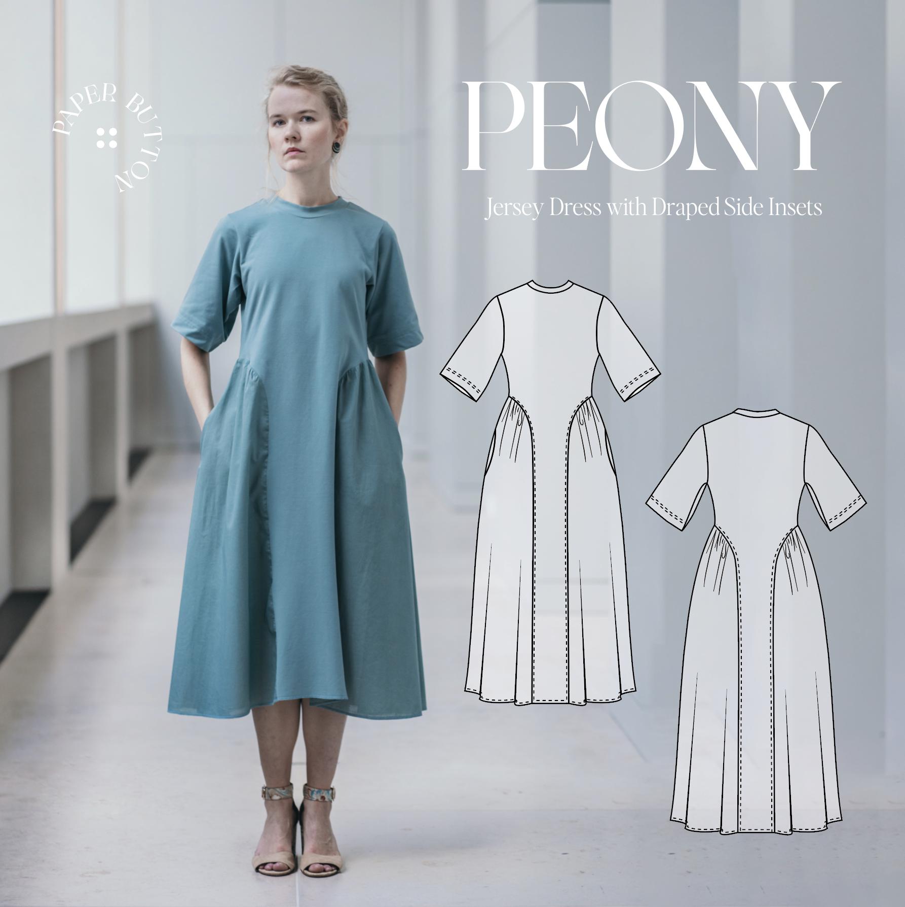 Cotton Jersey Sewing Patterns for Dresses - Etsy