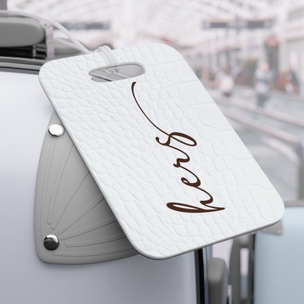 Personalized Travel Tags, His & Hers Custom Details Luggage Labels, Custom Address Tags, Stylish Labels, Couples Travel Accessories
