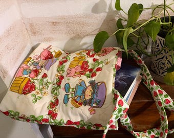 Vintage Strawberry Shortcake Tote Bag