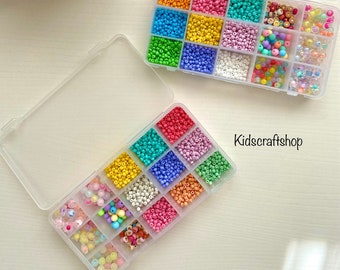 Personalized Gift For Kids/Kids Jewelry Bracelet Making Kit/Kids Party Activity/Party Favor For Kids/Custom Bracelet Kit/Name Bracelet Kit