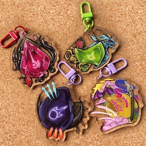 FFXIV Job Crystal Acrylic Charms