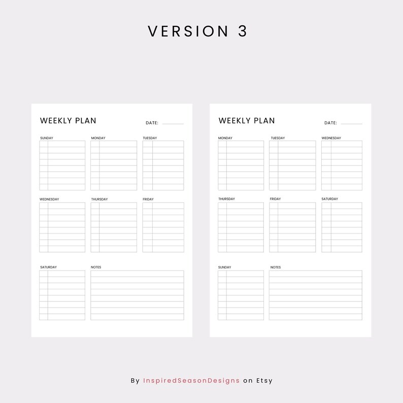 weekly-planner-with-4-versions-printable-planner-template-fillable