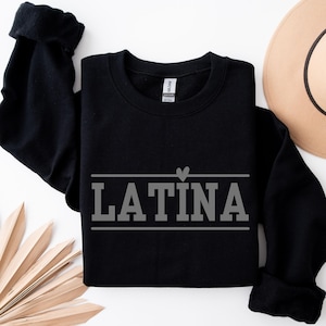 Latina Pride Sweatshirt: Soft Cotton-Blend Crewneck