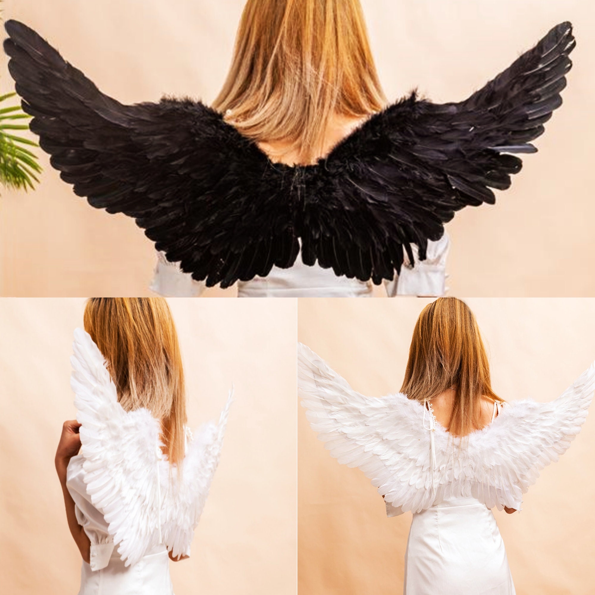 Gold wings, Giant wings, Angel wings cosplay, Cosplay wings, Halloween  party costume, Angel costume, Wings for photoshoot, Photo prop wings