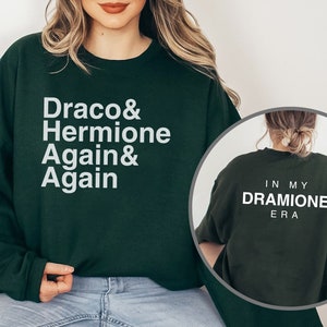 Dramione Era Sweatshirt - Reading Sweater - Dracotok Clothes - Dramione Fanfic Merch - Universal Vacation - Malfoy Lovers  - Book Lover Gift