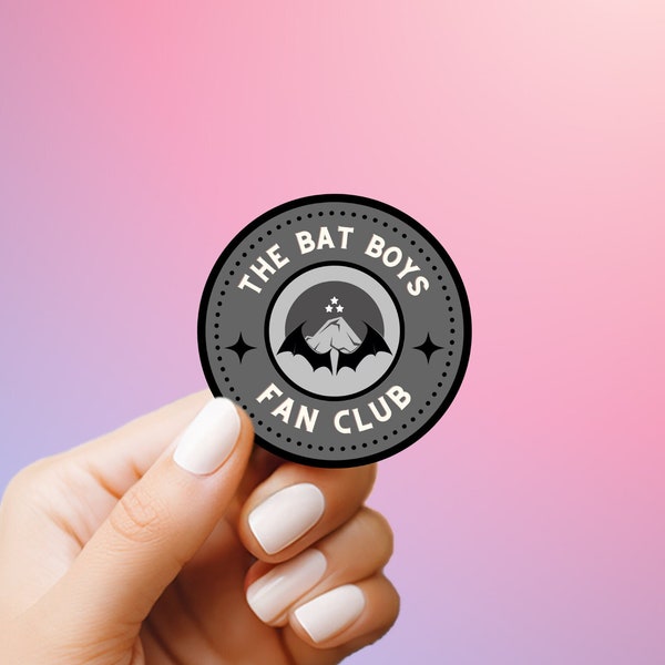 ACOTAR Bat Boys Sticker - Glossy or Holographic -  Book Boyfriend Sticker - Rhysand - Cassian - Azriel - SJM Book Lovers - Waterproof Vynill