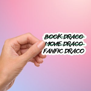 Draco Malfoy Fanfic Sticker - Dramione