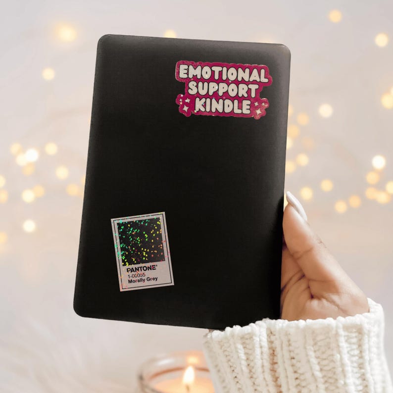 Romance Reader Gift Bookworm Kindle Decal