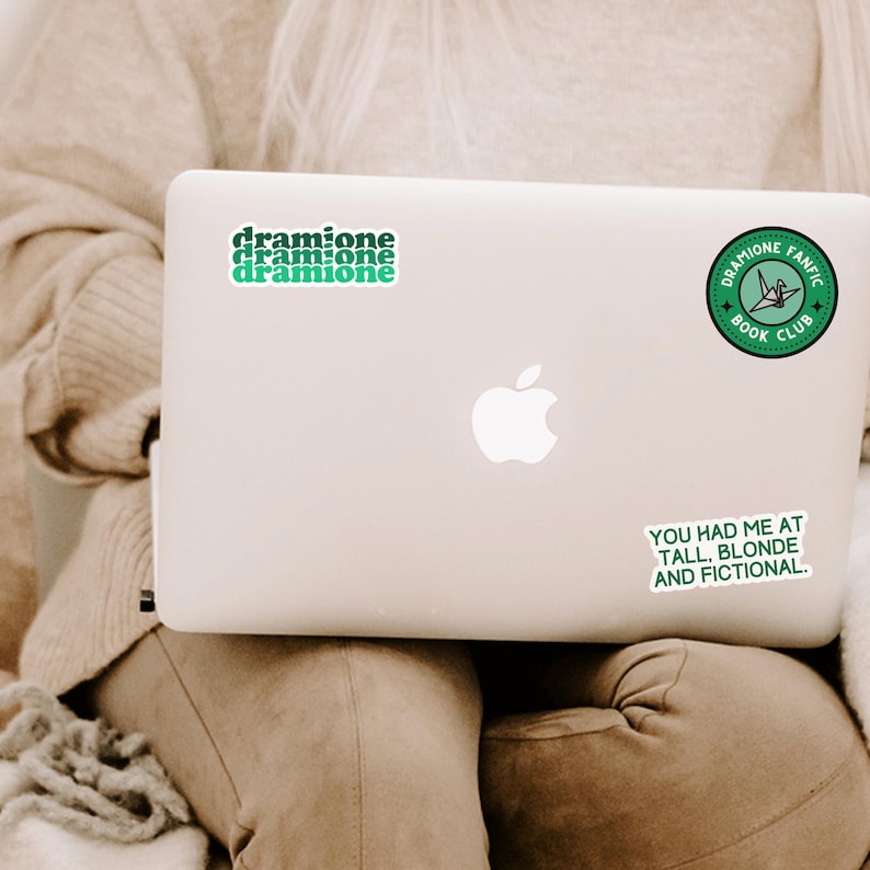 Fanfic AO3 holographic sticker for Kindle or laptop waterproof