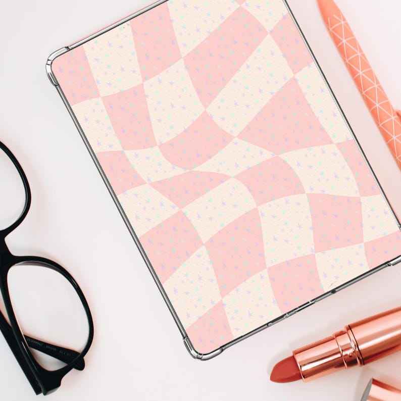 holographic kindle insert for a cute bookish aesthetic book lovers