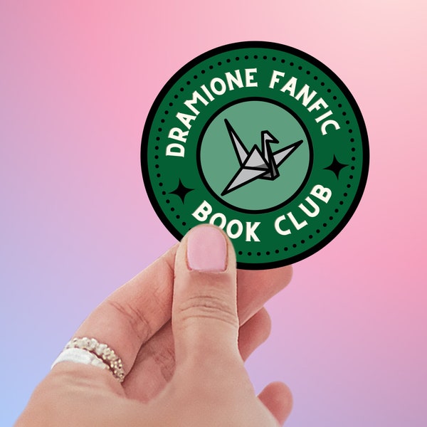 Dramione Sticker - Dramione Book Club - Glossy or Holographic Stickers - Dramione Fanfic Lovers - Dracotok - Bookish Stickers