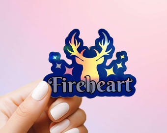 TOG Sticker Fireheart Aelin Rowan Throne of Glass Decal Book Lover Laptop Kindle Decor Bookish Gifts Fantasy Reader SJM Officially Licensed