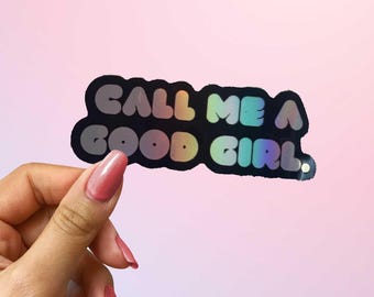 Sticker Good Girl Smut - sticker holografische boekenliefhebber