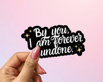 Cruel Prince Quote Sticker - Cardan Greenbriar, Romantasy Bookworm Decal, Bookish Stickers, The Folk of Air