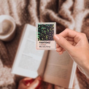 Booktok Inspired Book Pantone Sticker for Readers